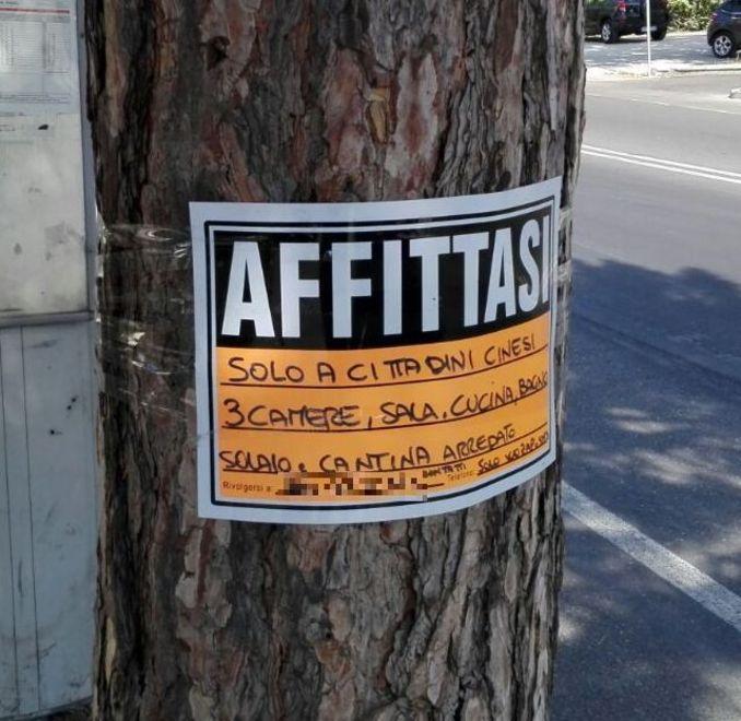 Affittare casa? Soltanto ai cinesi 