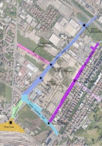 Modena, sicurezza e traffico, sei nuove rotonde in zona Canaletto 