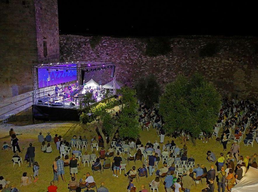 Una veduta del festival a Serravalle nell'antica Rocca