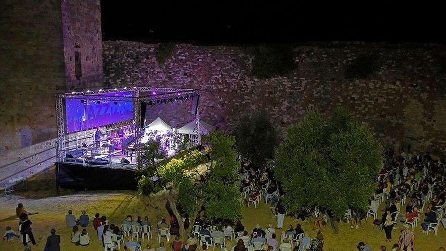 Una veduta del festival a Serravalle nell'antica Rocca