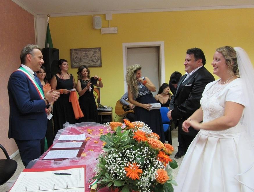 Tanti ospiti speciali per il matrimonio del sindaco Braglia 