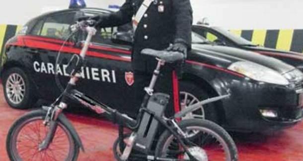 I carabinieri con la bicicletta elettrica 