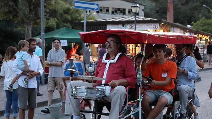 Uno dei simpaci mezzi di locomozione a Collodi