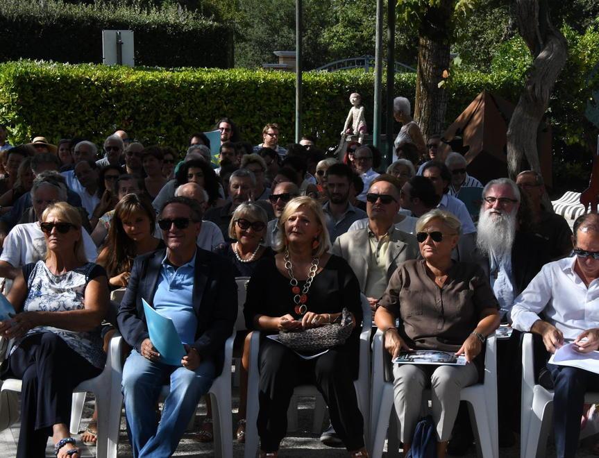 Il pubblico alla cerimonia