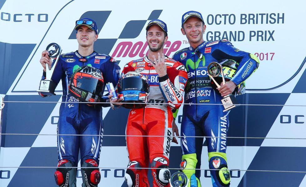 Impresa Dovizioso Rossi fa la lepre poi finisce terzo 
