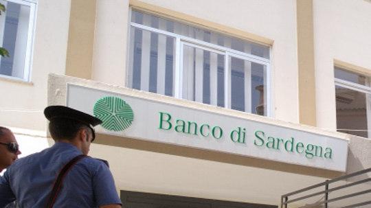Lo sportello del Banco di Sardegna a Olzai
