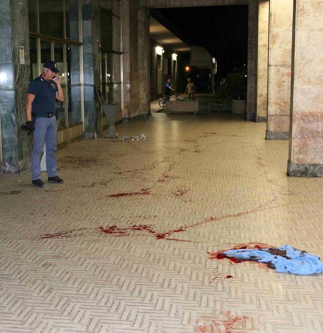 Rissa alla stazione finisce nel sangue