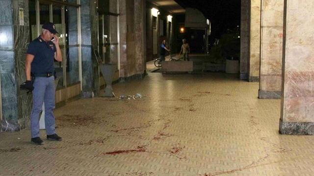 Rissa alla stazione finisce nel sangue