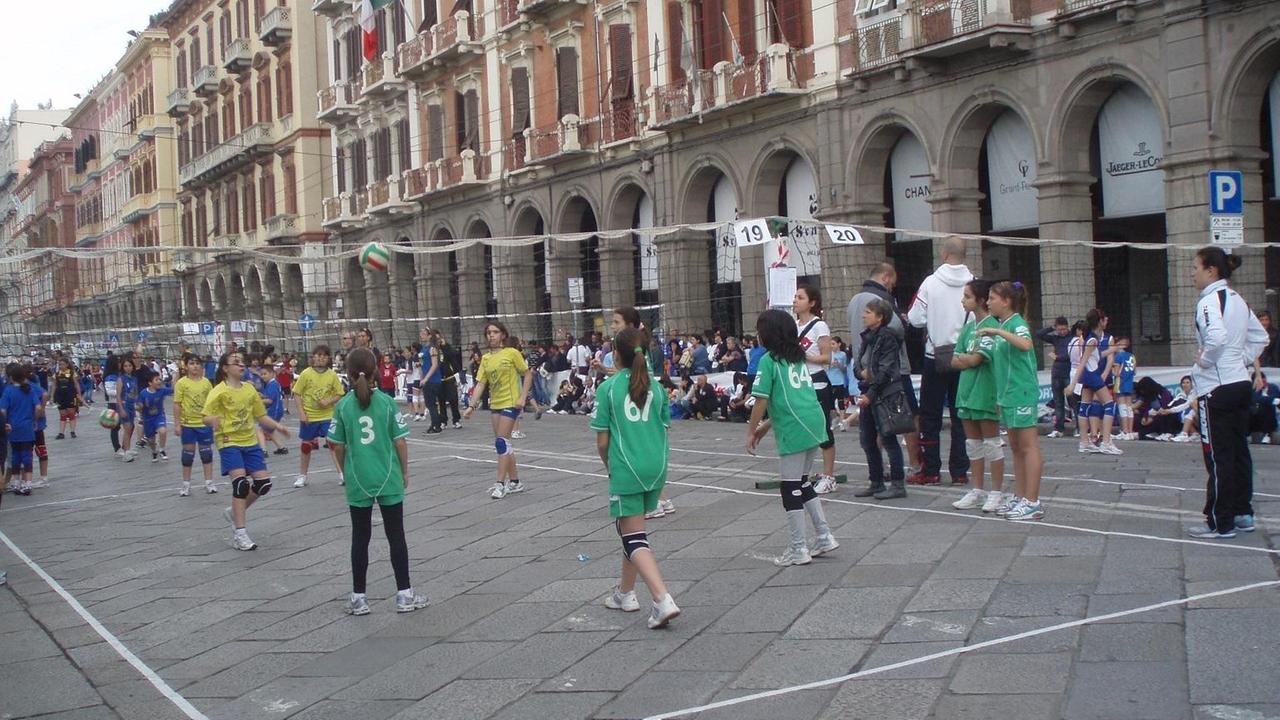 Uso alternativo della via Roma: una manifestazione sportiva