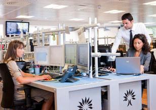 Un ufficio Enel in una foto d’archivio