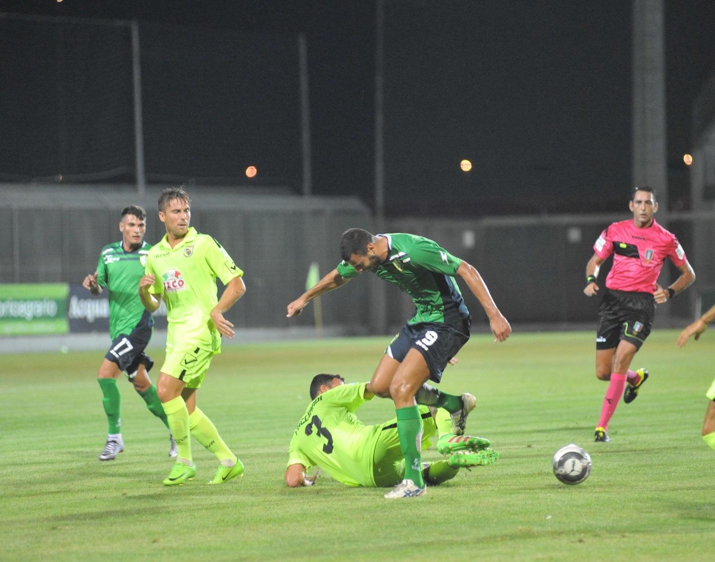 L’Arzachena saluta la Coppa Italia 