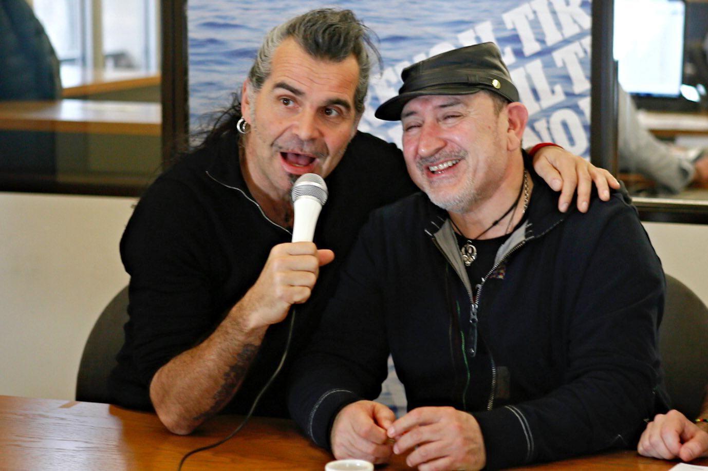 Piero Pelù insieme a Ghigo Renzulli