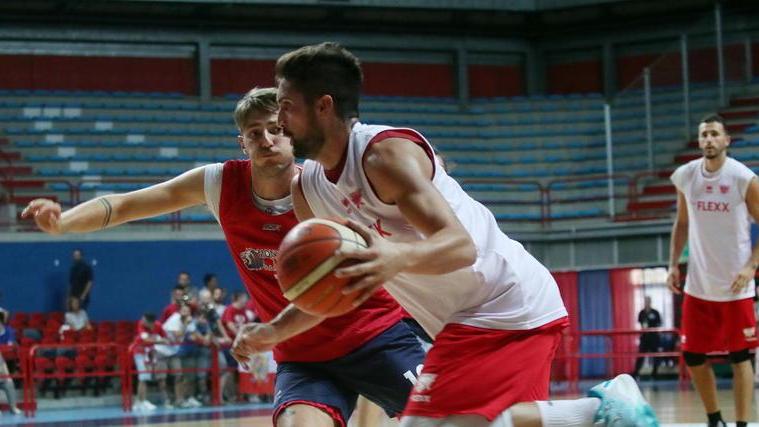 Un'azione in allenamento della The Flexx