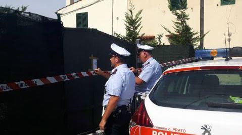 Il campo abusivo chiuso dalla Polizia municipale