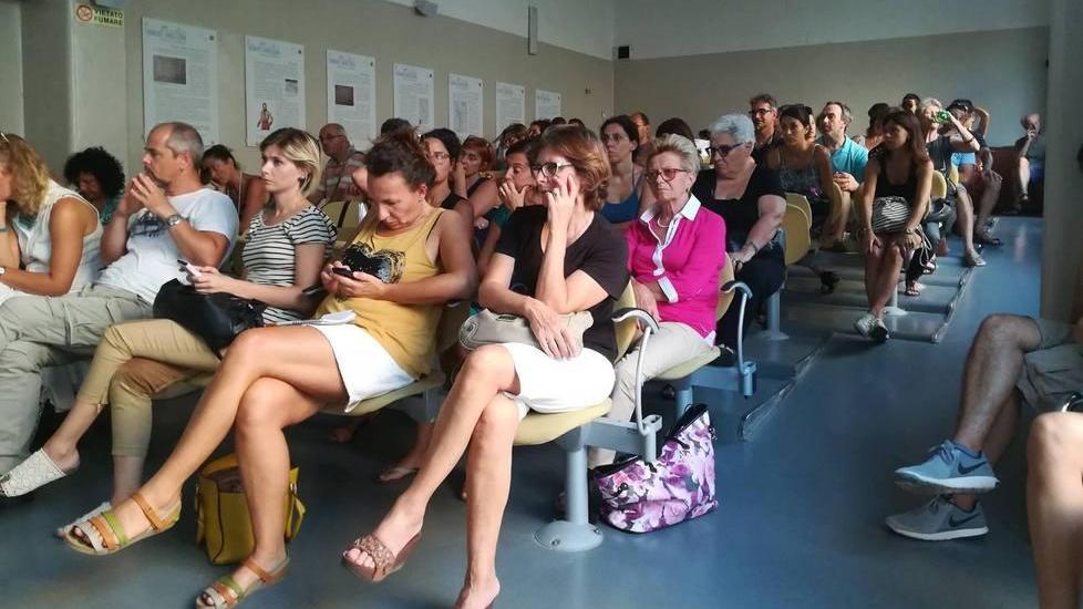 Alcuni dei genitori presenti all’incontro sui vaccini