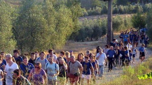 La Camminata del sandalo verso Cerreto