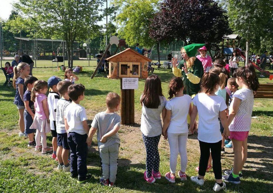 “Librofante”, una casetta dei libri al parco di Salvaterra