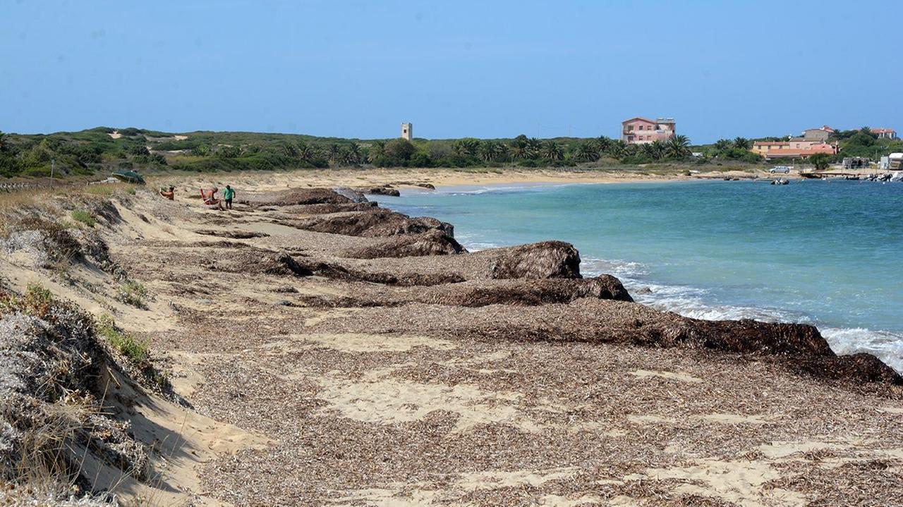Uno scorcio della spiaggia tra Su Pallosu e Sa Rocca Tunda