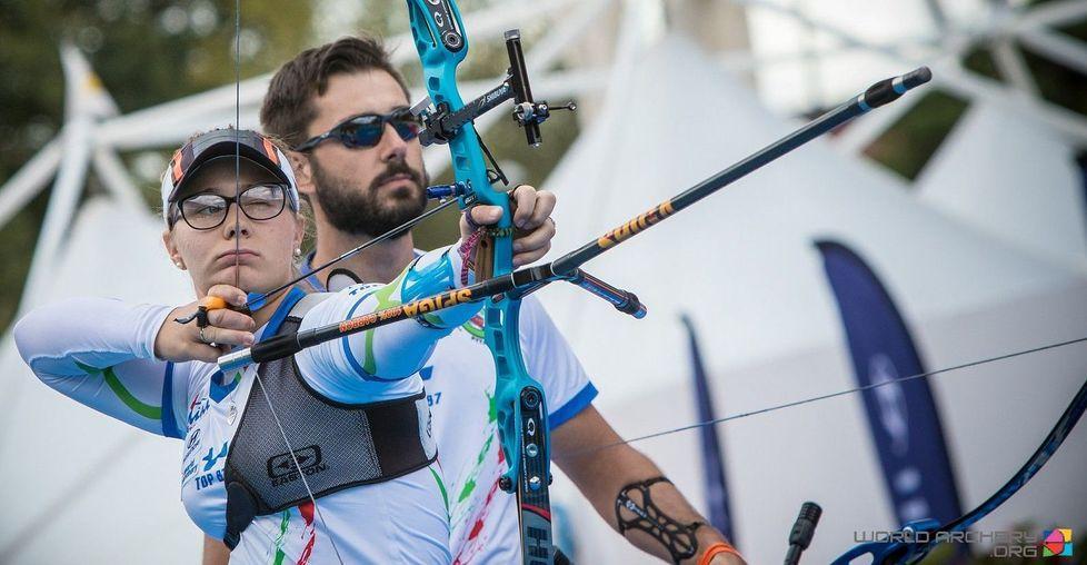 Landi è argento nella mixed team con l’olimpionico Mauro Nespoli 