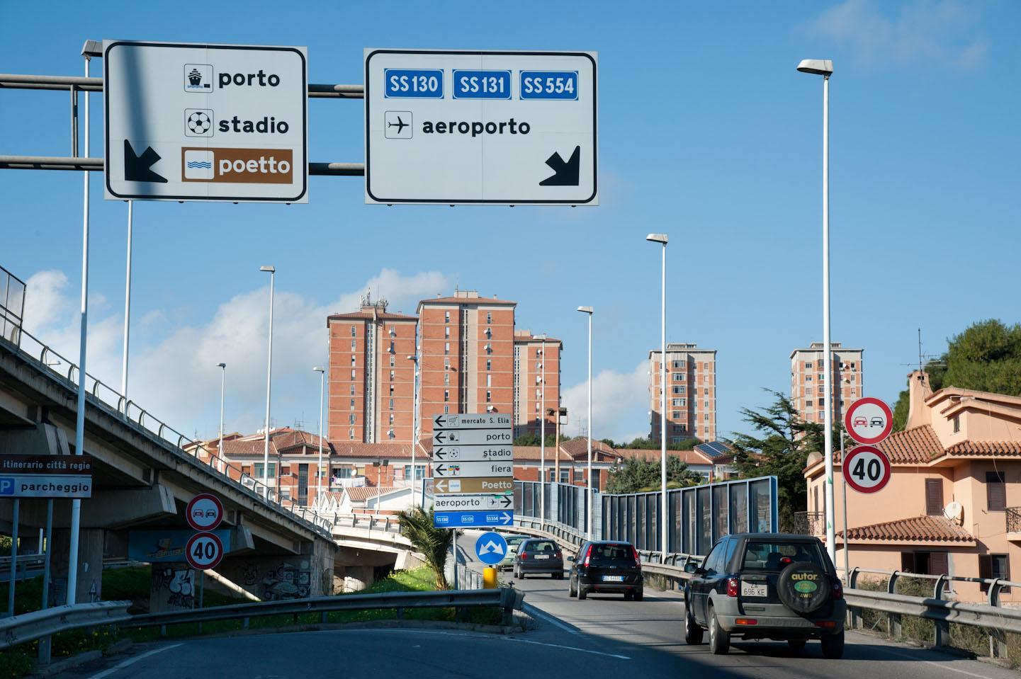 Un tratto dell'asse mediano (foto Mario Rosas)