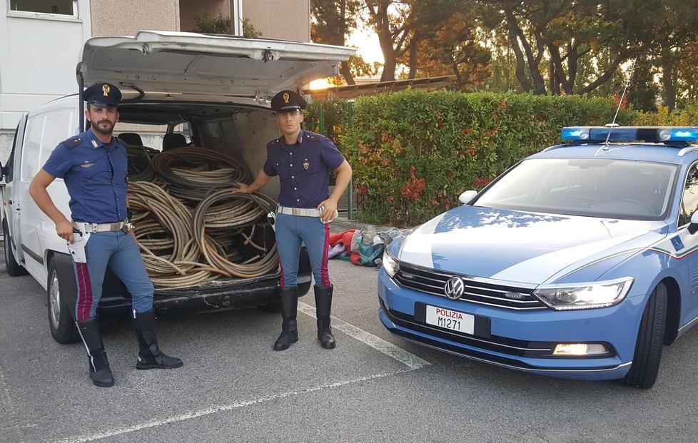 Presi con 45mila euro di rame rubato 