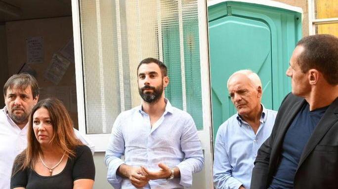 Piazza San Gregorio recinzione attorno alle torrette