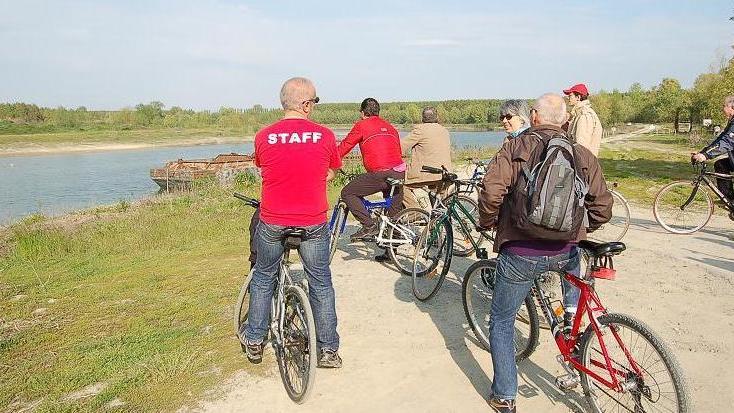 “Discesa sul Po” in bici e in barca