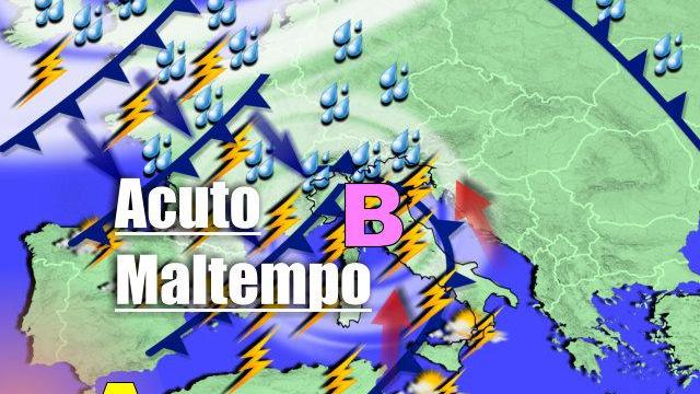 La sintesi grafica proposta dal Meteogiornale (www.meteogiornale.it)