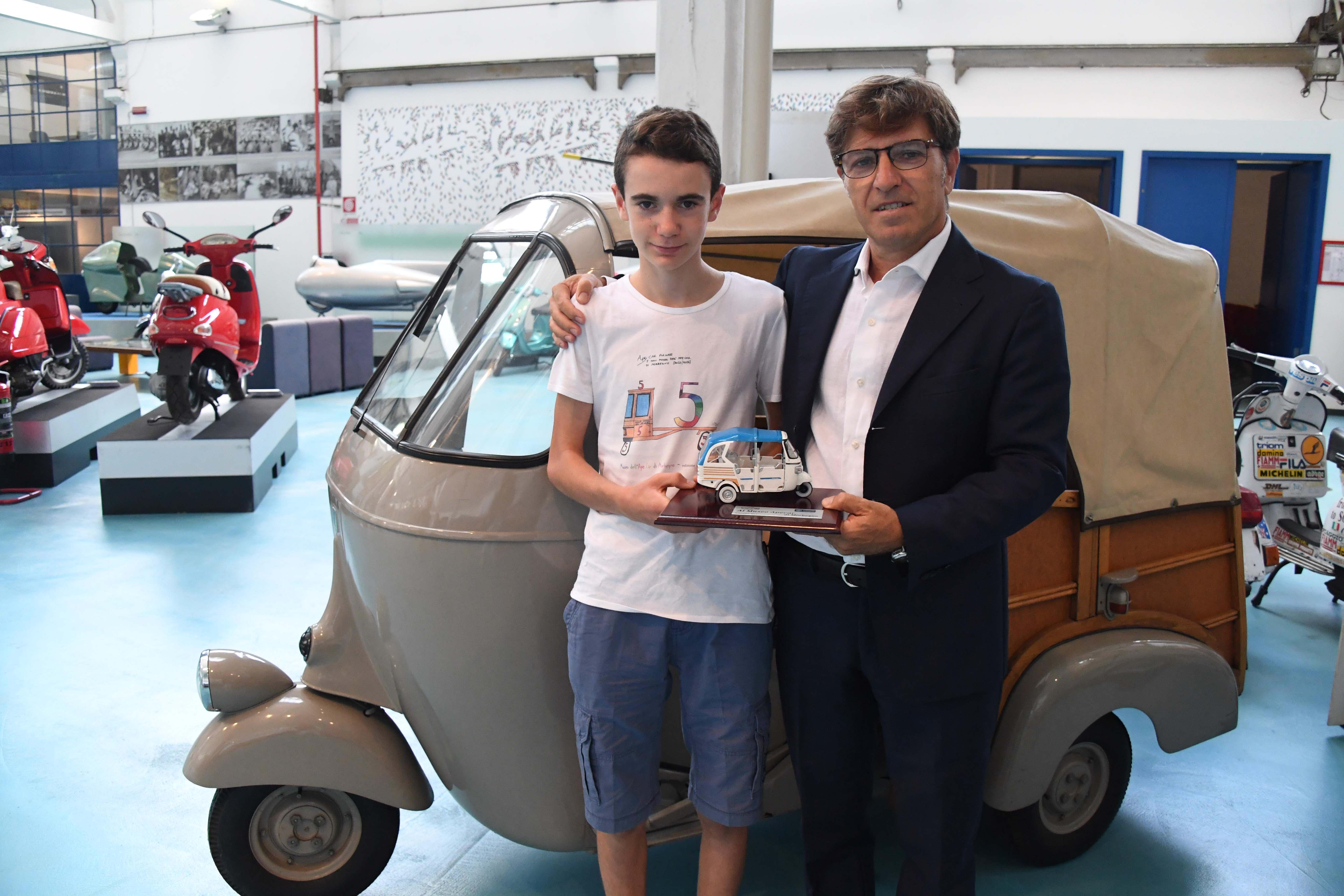 Francesco Bongio con il manager Scardigno
