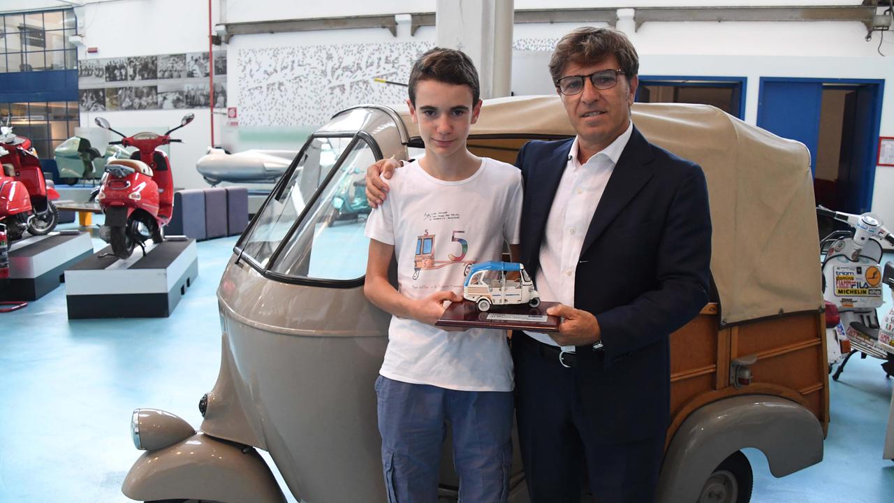Francesco Bongio con il manager Scardigno