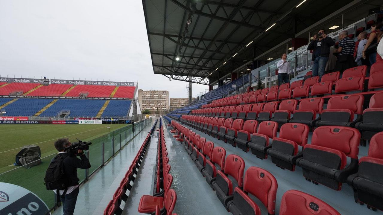 Le tribune del Sardegna Arena (foto Mario Rosas)