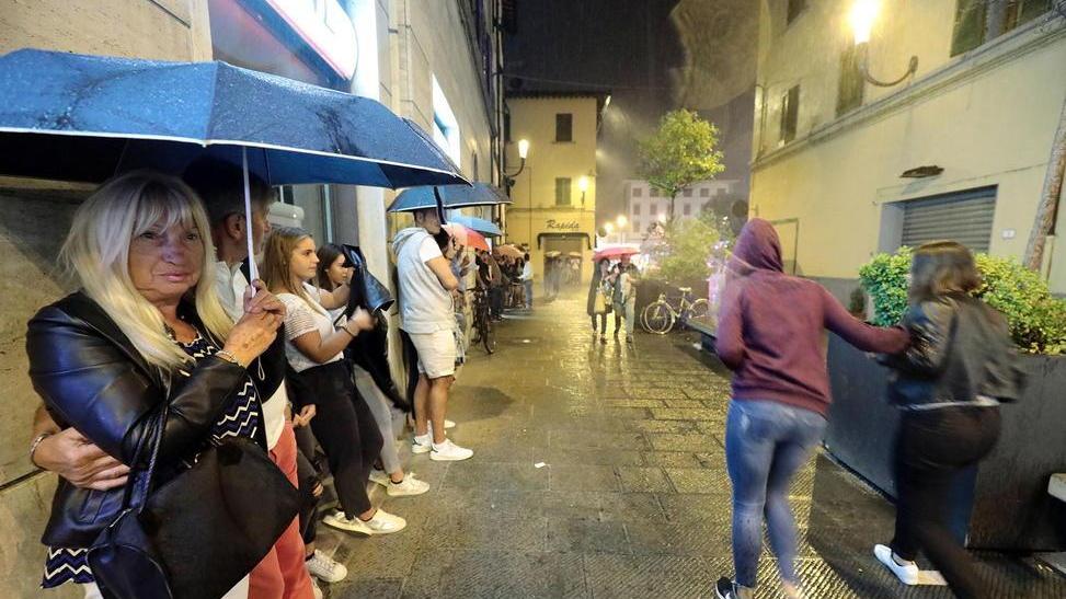 Nottissima guastata dalla pioggia