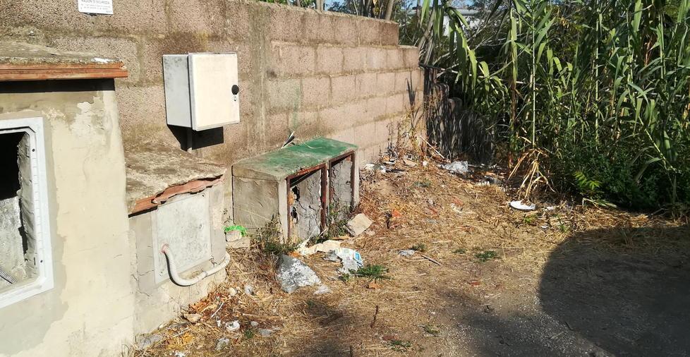 Rimossa la baraccopoli però il degrado resta 