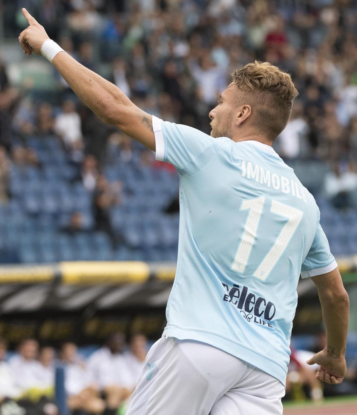 Immobile al cubo, la Lazio umilia il Milan 