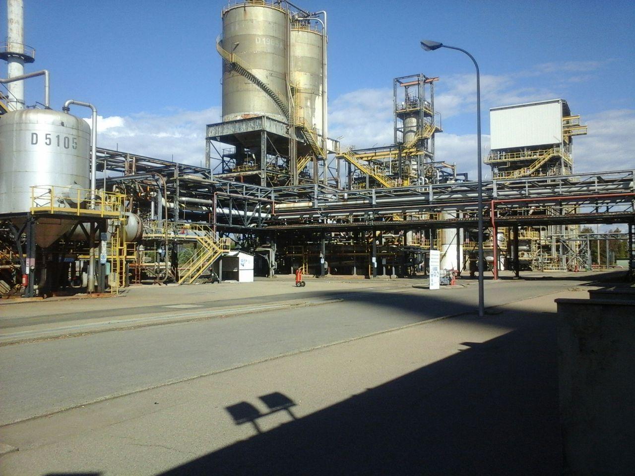 Gli impianti di Ottana Polimeri