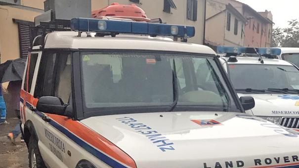 La Misericordia in supporto ai volontari di Livorno