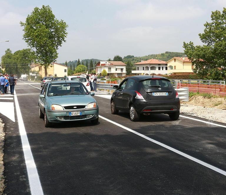 La strada provinciale Pisana tra i comuni di Cerreto Guidi e Fucecchio