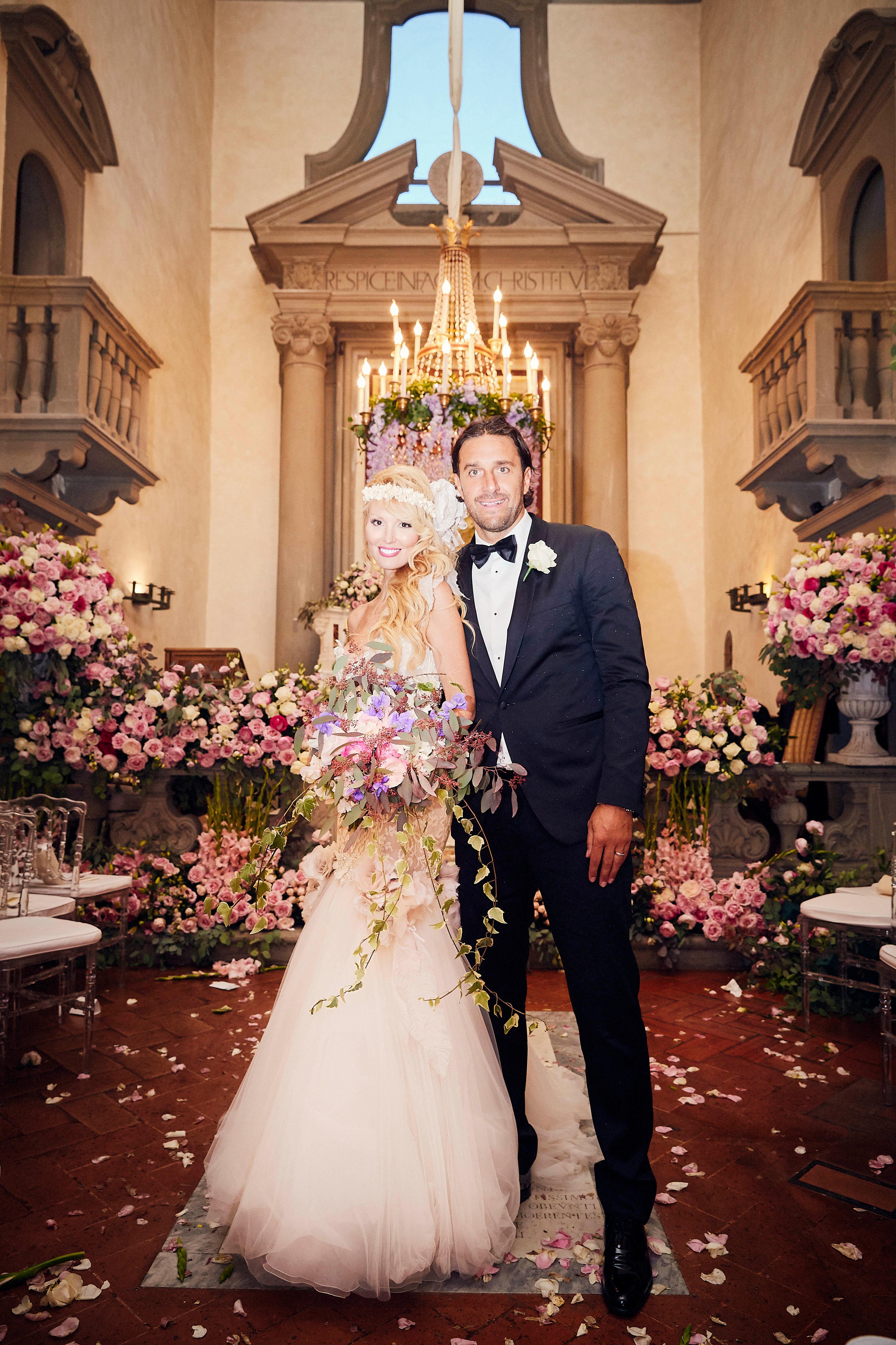 Luca Toni e Marta Cecchetto finalmente sposi: le foto del matrimonio