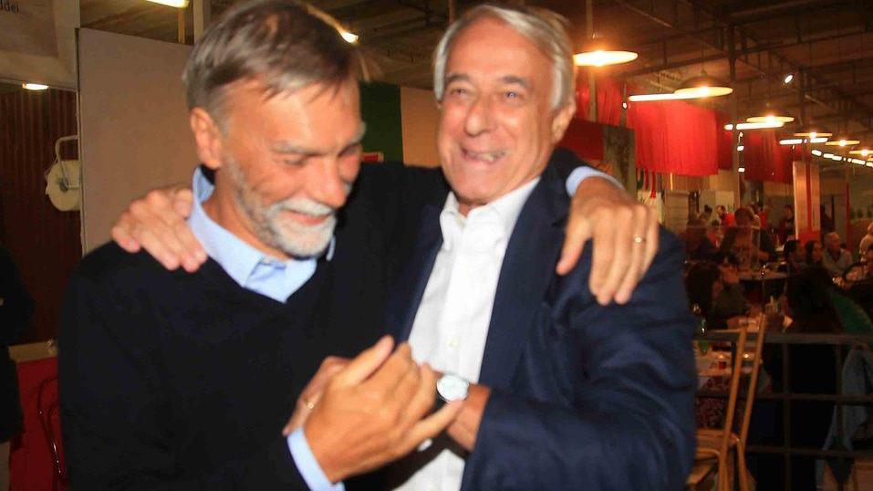 Schermaglie e abbracci tra Delrio e Pisapia