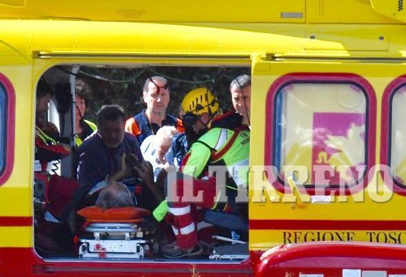 Italian tenor Andrea Bocelli hurt himself falling off a horse