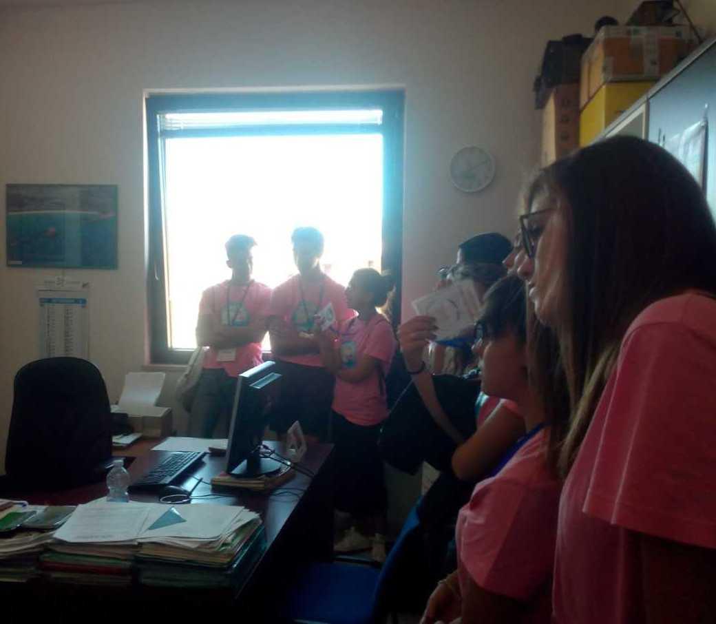 Gli studenti del liceo classico a lezione in municipio