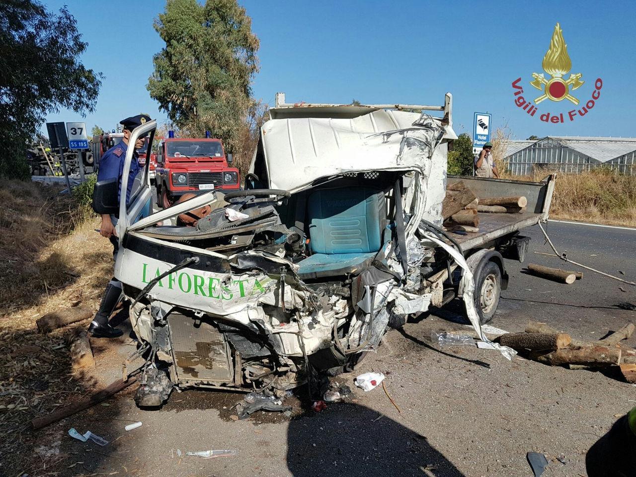 Incidente stradale a Pula (Rosas)