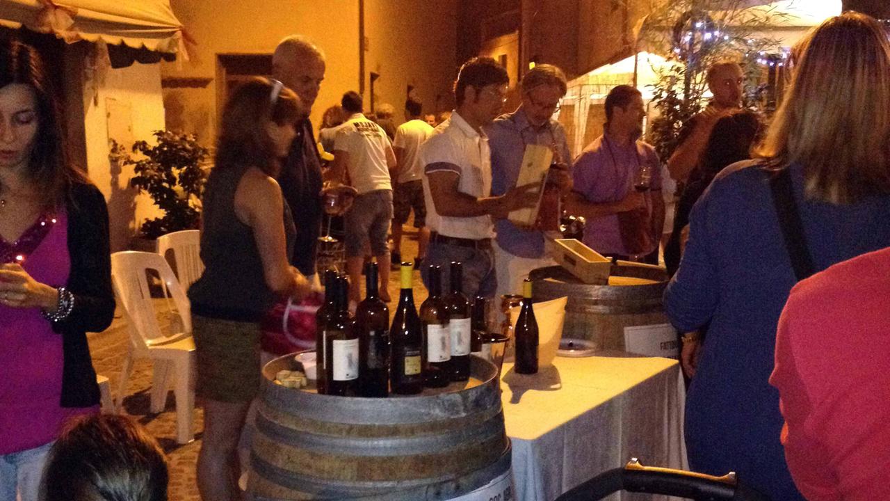 Un momento della Festa dell'uva