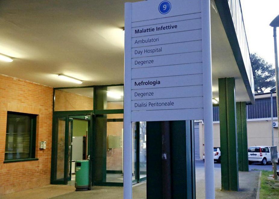 Il reparto di malattie infettive dell’ospedale di Livorno