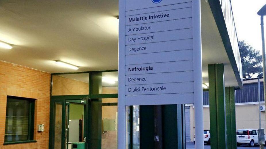 Il reparto di malattie infettive dell’ospedale di Livorno