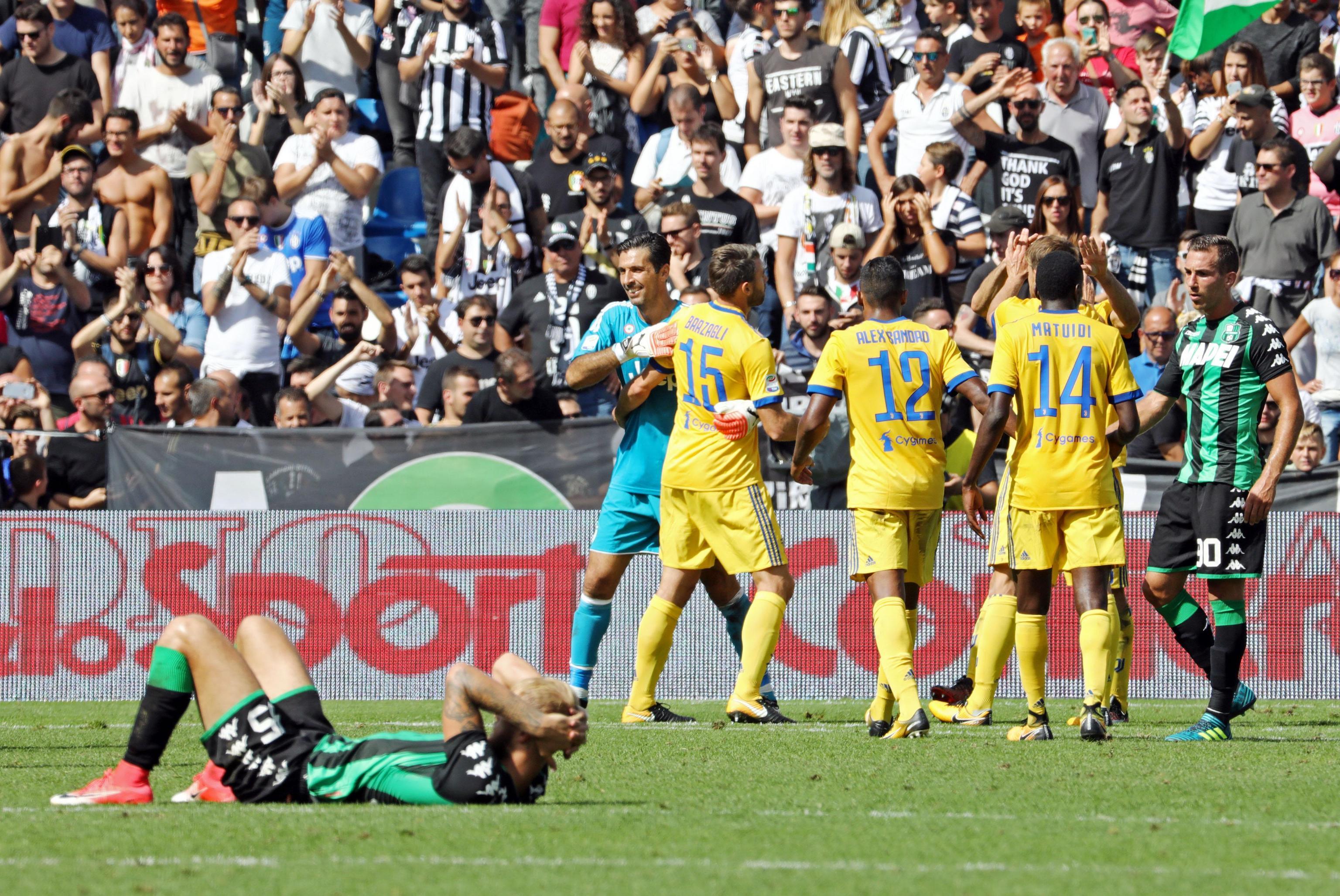 Sassuolo - Juventus 1 - 3: i neroverdi si inchinano a super Dybala 