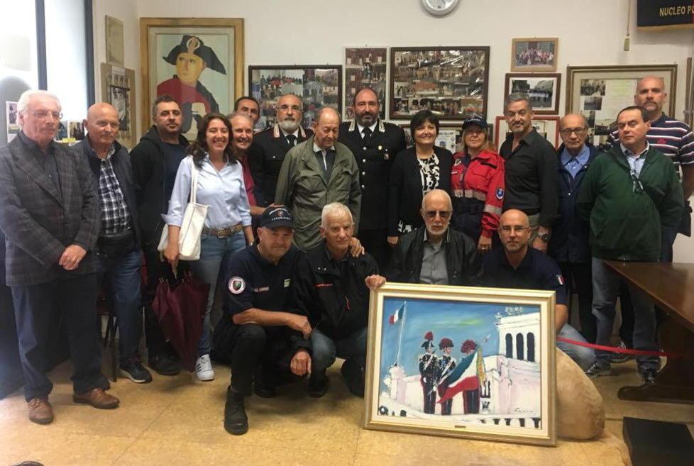 Festa per il maggiore Cataneo e il luogotenente Stella