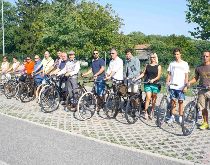 Oggi il giro con le bici storiche