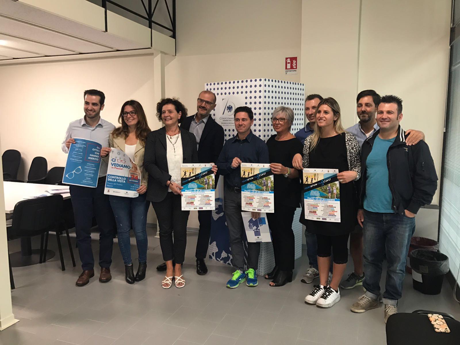 La presentazione dell'iniziativa "Runcard road show Fida"