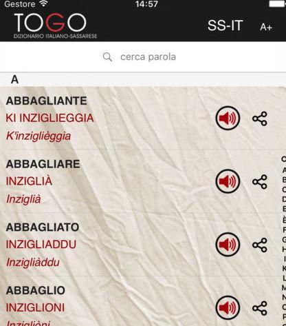 Imparare il sassarese? Sullo smartphone è Togo 